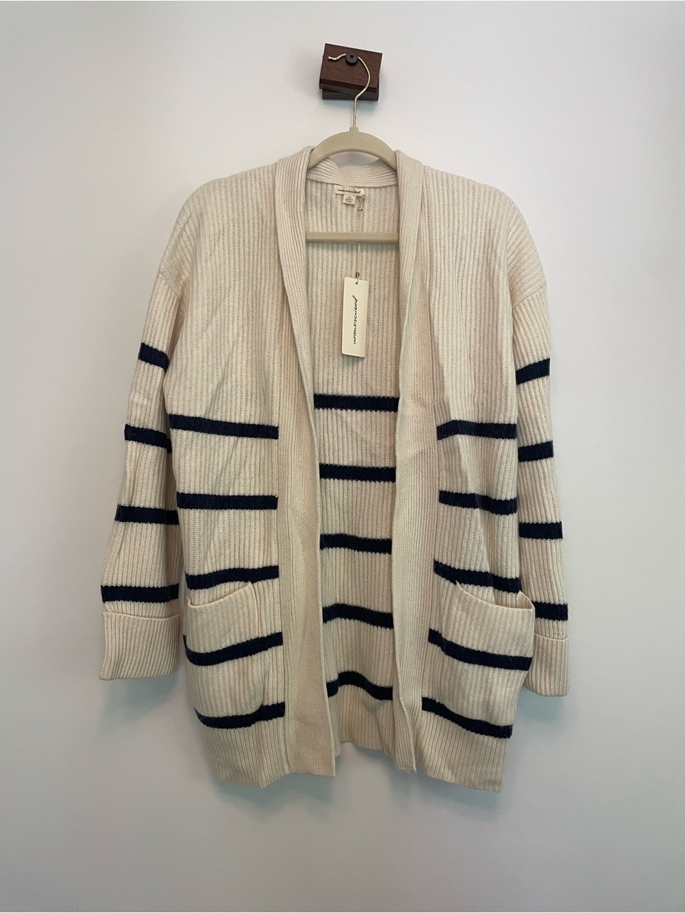 NWT Unsubscribed Oversized Ribbed Open Cardigan
